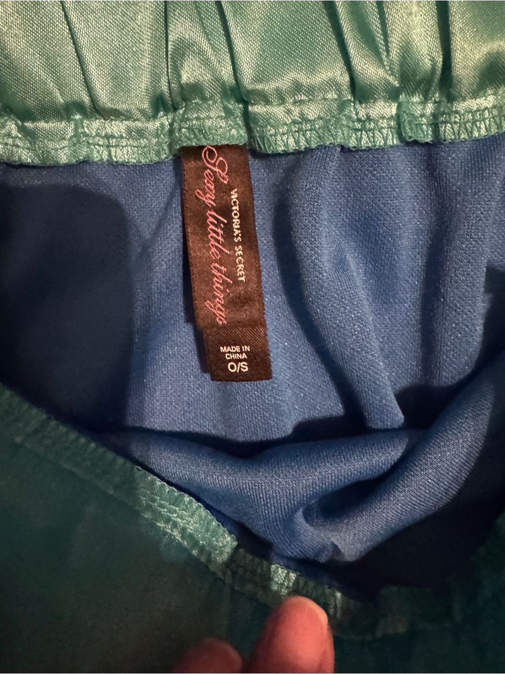 Victoria's Secret Blue and Teal Flight Attendant Costume Set with Wig - Picture 5 of 10
